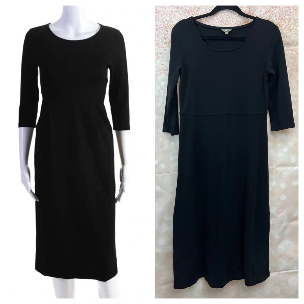 NEW J. Jill 3/4 Sleeve Dress, Stretchy - Picture 1 of 10